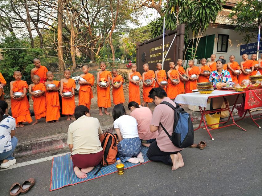 Monks in Chiang Mai City
