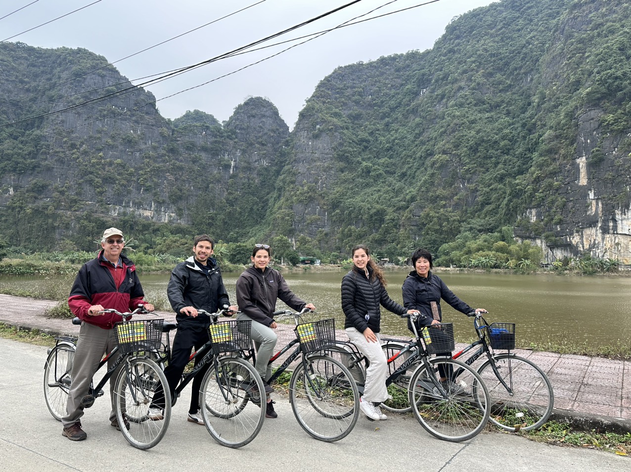 Cycling in Ninh Binh