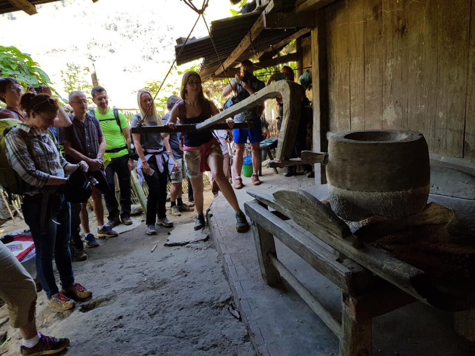 Local Hill tribe visit