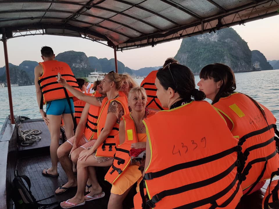 Visiting Fishing Village in Halong Bay