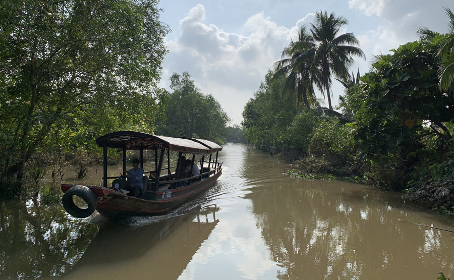 Boat trip in My Tho