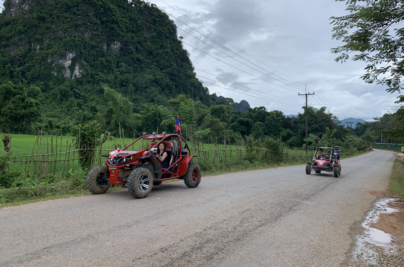 Explore Vang Vieng by Buggy