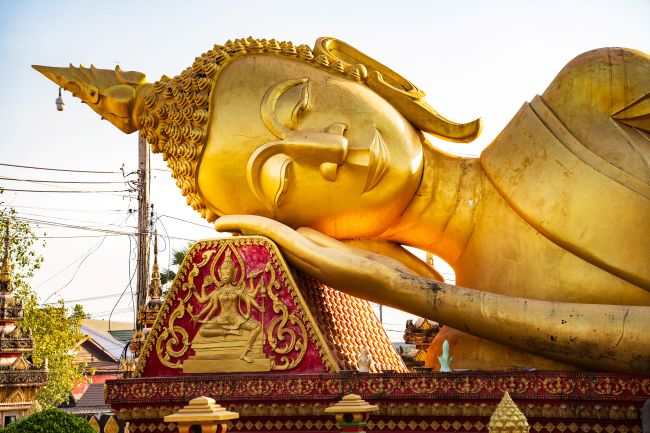 Buddha Statue at Pha that Luang